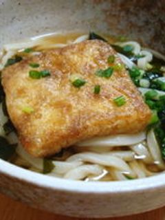 簡単お揚げ♡きつねうどん-レシピのメイン写真
