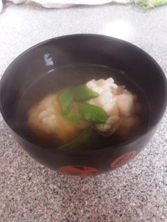 エビとレンコンまんじゅうのおすまし-レシピのメイン写真