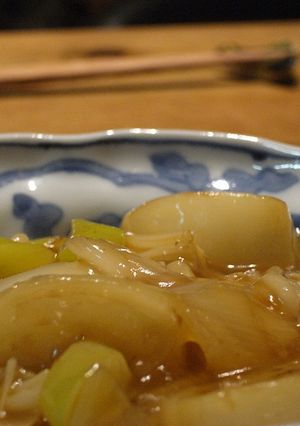 蕪と葱のあんかけ-レシピのメイン写真