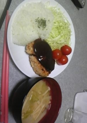 ★☆簡単！なめたけハンバーグ☆★-レシピのメイン写真