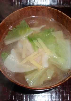 簡単すぎ！白菜と豚バラ肉のほっこり生姜汁-レシピのメイン写真