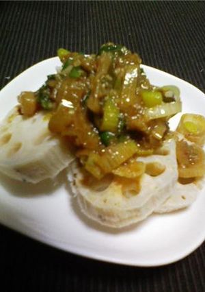 れんこんの韓国だれかけ-レシピのメイン写真
