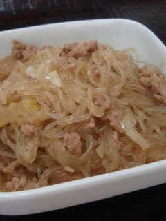 ご飯がすすむ!簡単!ひき肉はるさめ煮-レシピのメイン写真