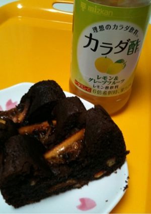 オレンジ＆フルーツ酢入りチョコブラウニー-レシピのメイン写真