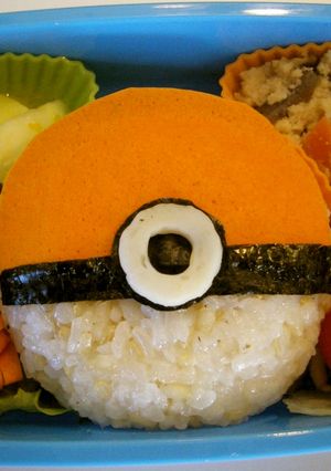 キャラ弁☆ポケモン・モンスターボール-レシピのメイン写真