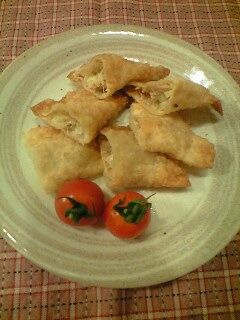 餃子の皮の包み揚げinツナ☆-レシピのメイン写真