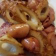 お弁当に*ソーセージとちくわの醤油炒め