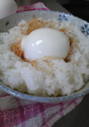 ポンッ☆と温泉卵で卵かけご飯☆-レシピのメイン写真