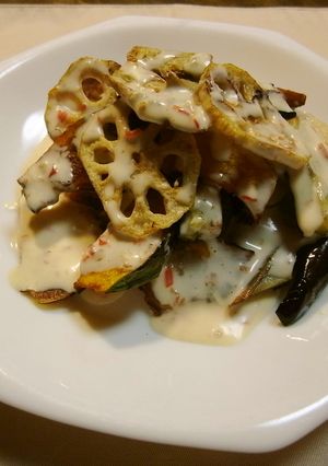 素揚げ野菜のサラダ-レシピのメイン写真