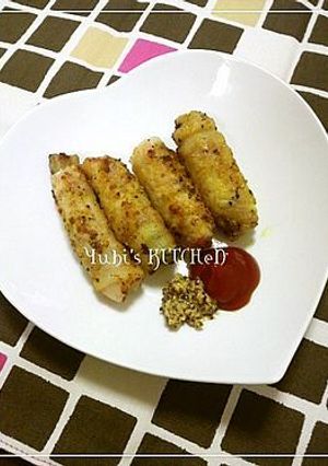 簡単★ピクルスの豚肉巻き　カレー風味-レシピのメイン写真