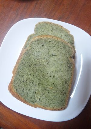 HB*もっちり米粉よもぎ食パン☆-レシピのメイン写真