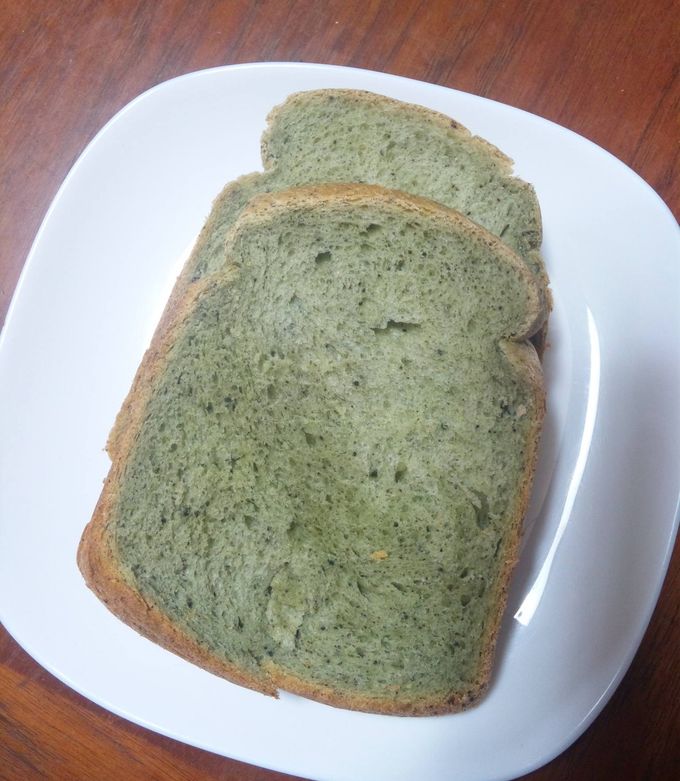 HB*もっちり米粉よもぎ食パン☆-レシピのメイン写真