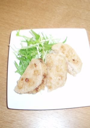 餃子＆レンコンのはさみ揚げの具-レシピのメイン写真