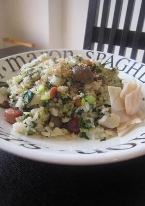 バターが決め手！野菜のチャーハン-レシピのメイン写真
