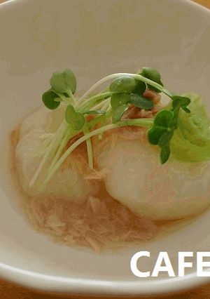 超シンプル！蕪の塩煮、鮭あんかけ♪-レシピのメイン写真