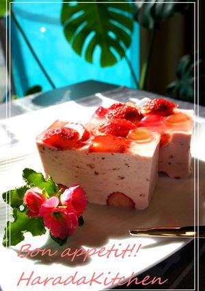 ひなまつり✿簡単✿いちごのムースケーキ-レシピのメイン写真