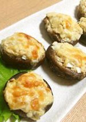 *しいたけの鮭マヨ詰め*-レシピのメイン写真