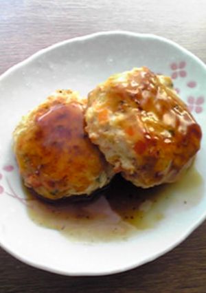 つくねのあんかけ~青じそ風味~-レシピのメイン写真