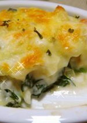 ♪ほうれん草グラタン出来上がりキレイ♪-レシピのメイン写真