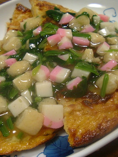 激うま!丸ごとうどんな餡かけオムレツ★゛-レシピのメイン写真