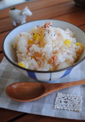 簡単しゃけマヨピラフ-レシピのメイン写真