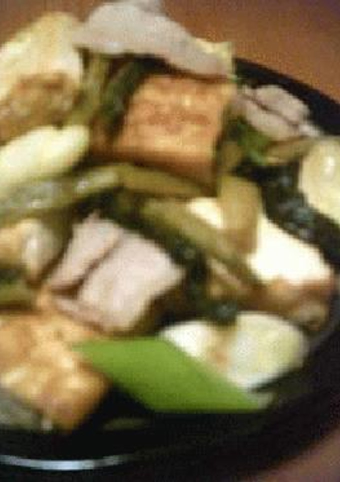 厚揚げ＋野沢菜の炒め物-レシピのメイン写真
