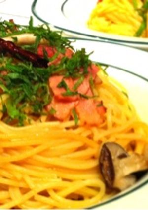 ベーコンしめじの和風パスタ-レシピのメイン写真