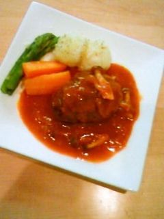 圧力鍋で煮込みハンバーグ-レシピのメイン写真