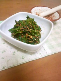 懐かしい味♪ほうれん草の胡麻和え-レシピのメイン写真