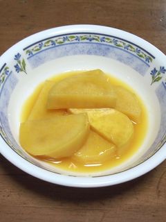 かんたんサツマイモ(オレンジジュース煮)-レシピのメイン写真