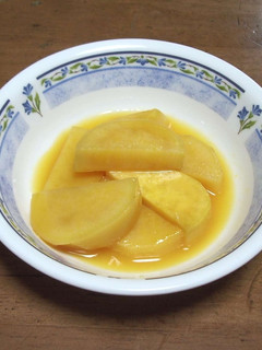 かんたんサツマイモ(オレンジジュース煮)-レシピのメイン写真