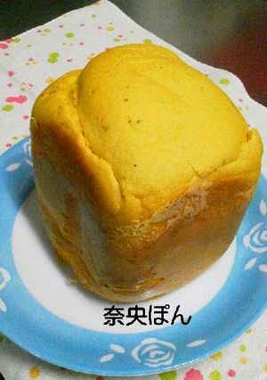 HB早焼き☆かぼちゃ150g食パン♪-レシピのメイン写真