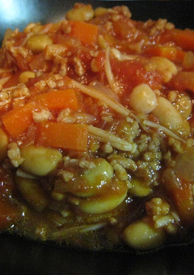 野菜もたっぷりとれる！大豆のトマト煮-レシピのメイン写真