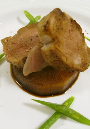 豚ヒレのソテー大根ステーキ添え-レシピのメイン写真