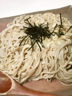 Japan蕎麦のチーズクリームパスタ風♪-レシピのメイン写真
