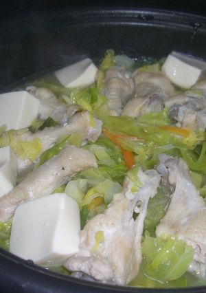 シンプルが美味しい♬鶏とキャベツの塩鍋-レシピのメイン写真