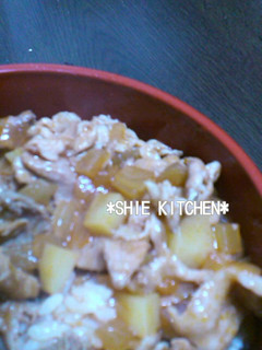 豚肉のケチャップ丼-レシピのメイン写真