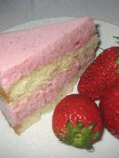 イチゴのムースケーキ-レシピのメイン写真