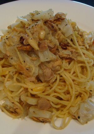 ツナキャベツパスタ☆醤油バター味-レシピのメイン写真