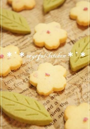 春❀お花見に桜サクサク米粉の簡単クッキー-レシピのメイン写真