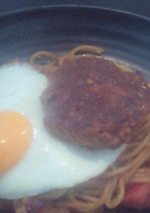 残った煮込みハンバーグDEパスタ♪-レシピのメイン写真