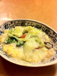 牡蠣と白菜のクリーム煮-レシピのメイン写真