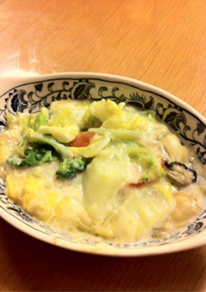 牡蠣と白菜のクリーム煮-レシピのメイン写真