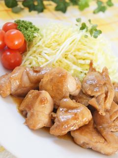 鶏肉のニンニクバター醤油炒め✿-レシピのメイン写真