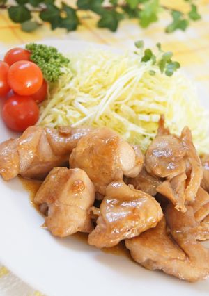 鶏肉のニンニクバター醤油炒め✿-レシピのメイン写真