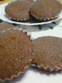 HMで簡単しっとりマドレーヌ*チョコ風味-レシピのメイン写真
