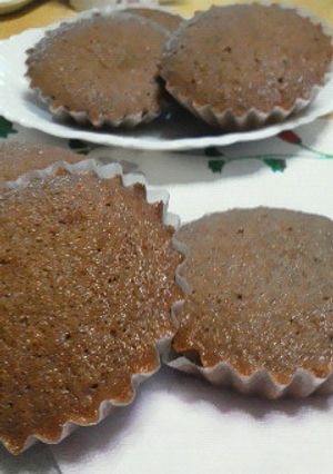 HMで簡単しっとりマドレーヌ＊チョコ風味-レシピのメイン写真