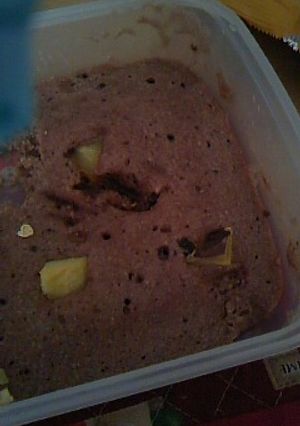 タッパーでレンジ蒸しパン-レシピのメイン写真