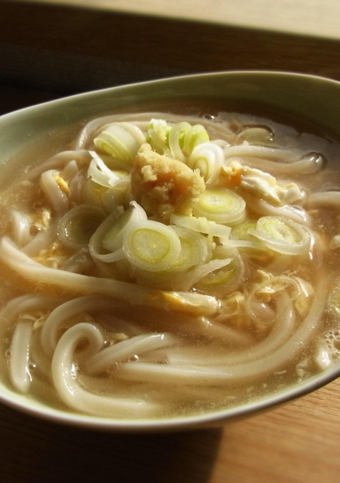 京都風　卵とじうどん　しょうがを添えて-レシピのメイン写真