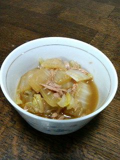 白菜とツナの簡単煮物-レシピのメイン写真